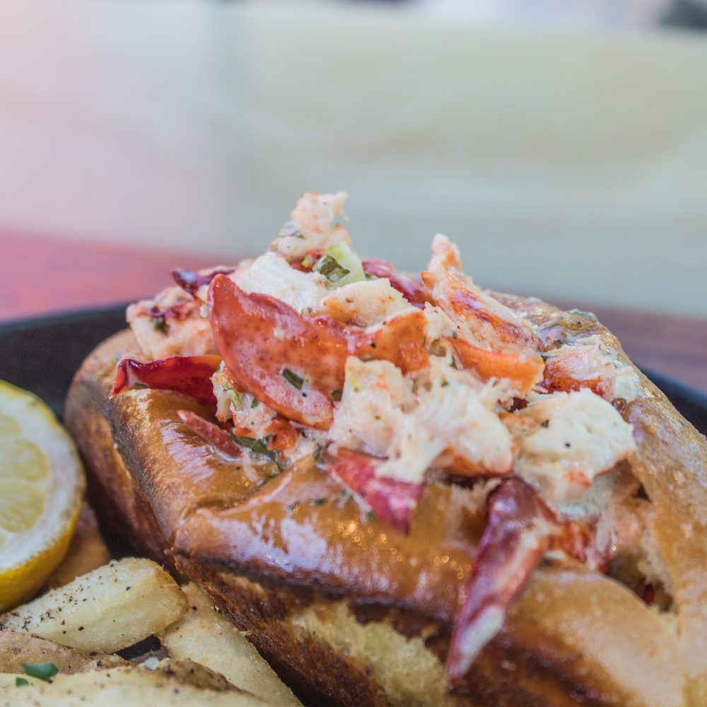 Maine Lobster Roll at Coco Maya San Diego Little Italy